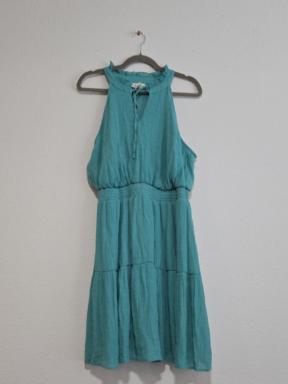 Indigo Rose Sleeveless Teal Tiered Sundress Size 2X
